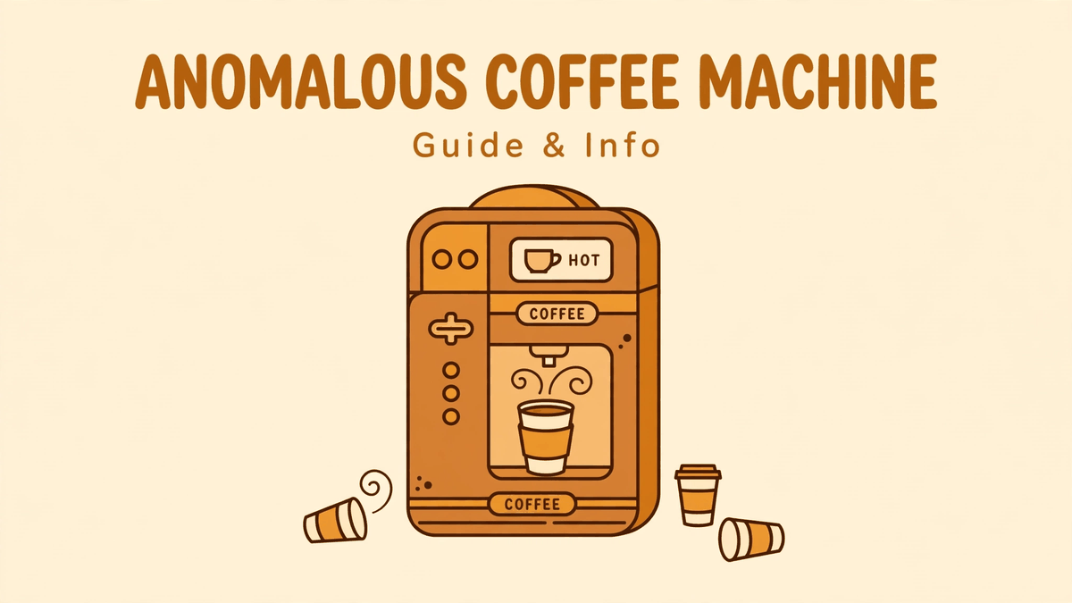Anomalous Coffee Machine Game APK Hero Image