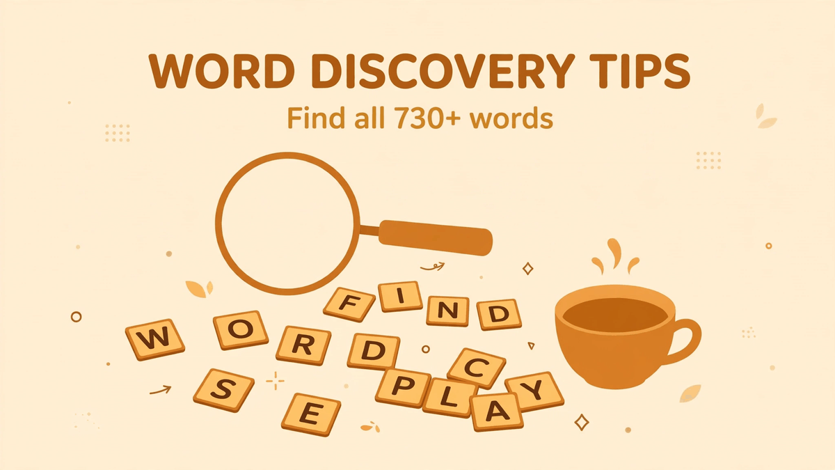 Word Discovery Tips: How to Find All 730+ Words